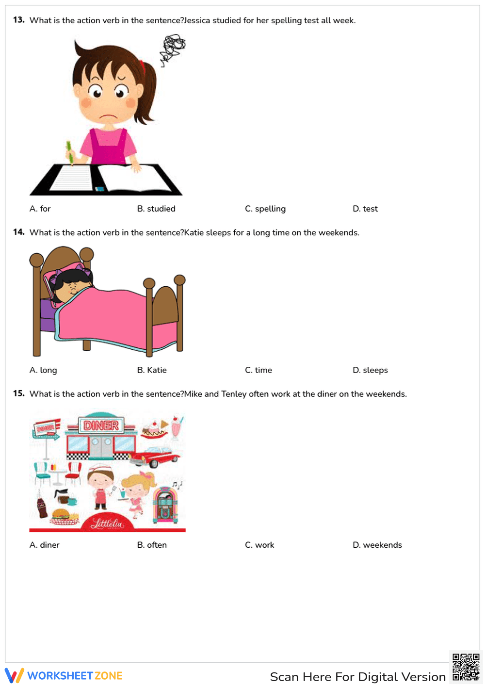 Action Verbs - Page 5