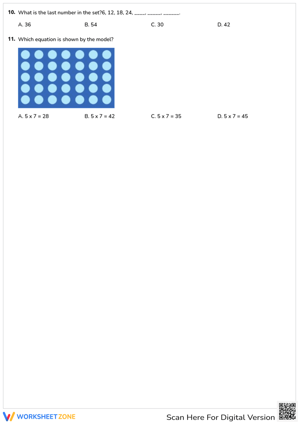 Multiplication Strategies - Page 3