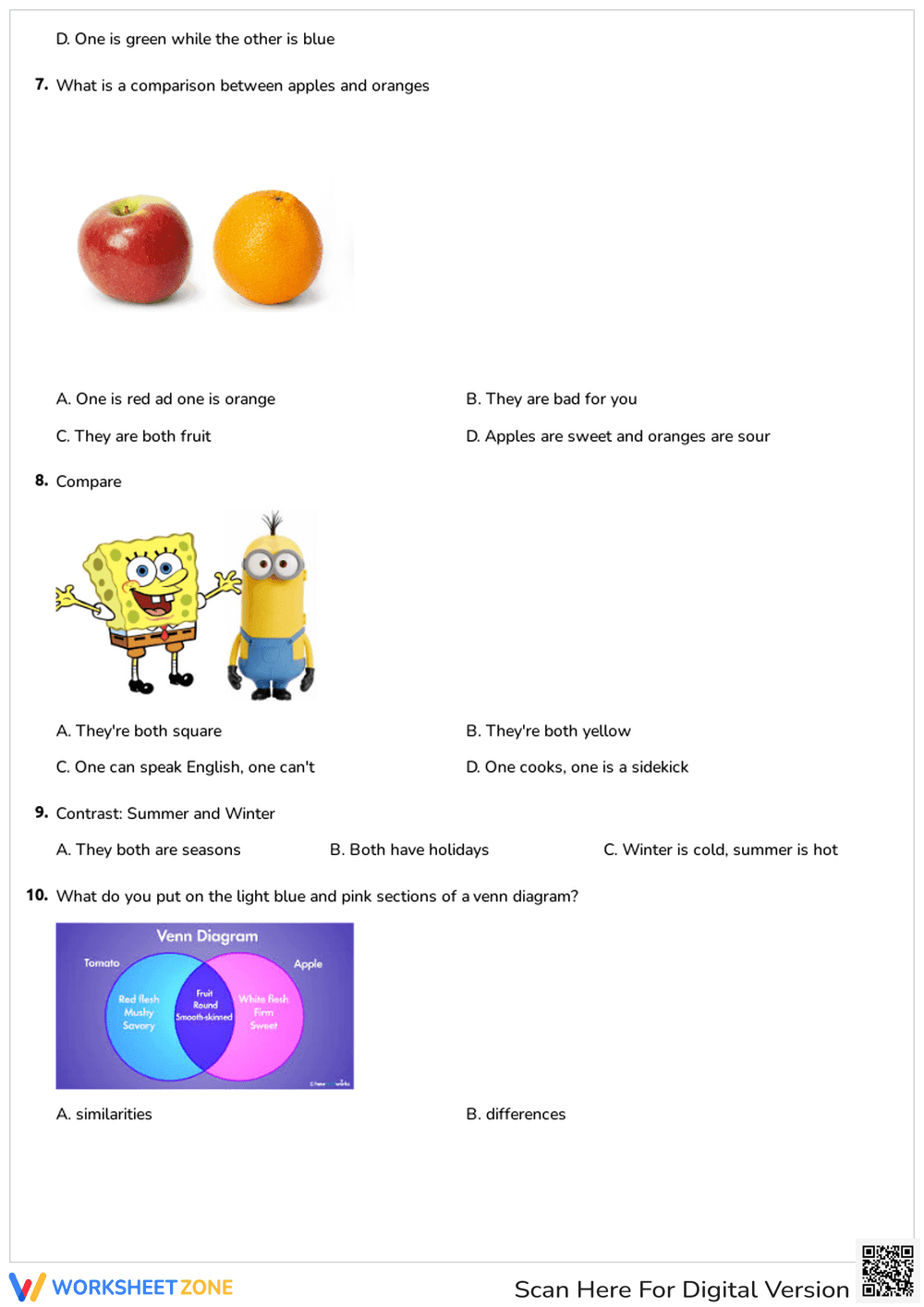 Comparing and Contrasting - Page 2