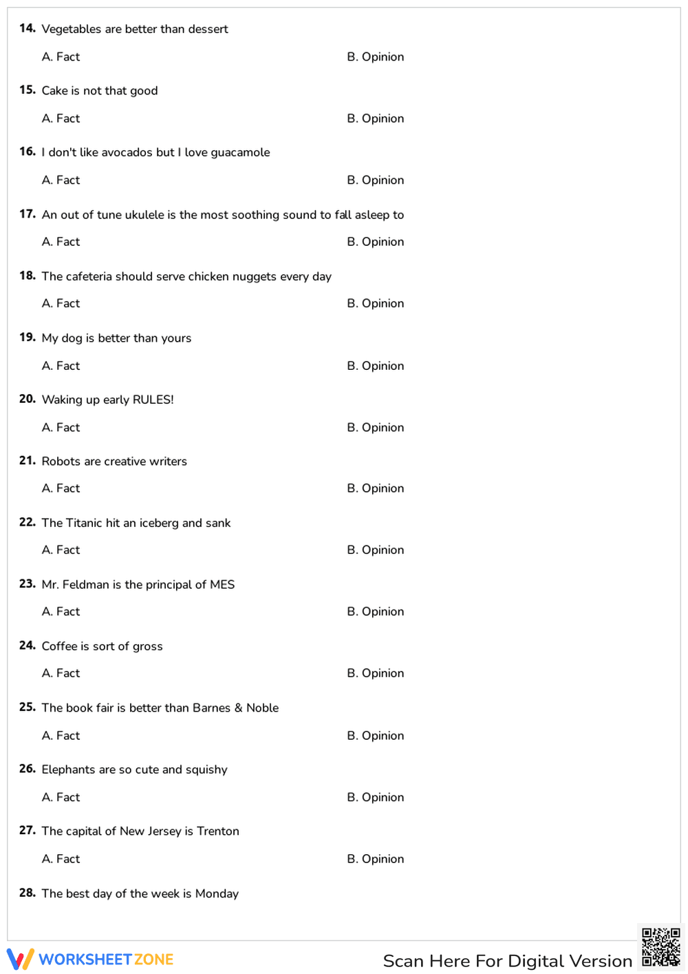Fact vs Opinion - Page 2