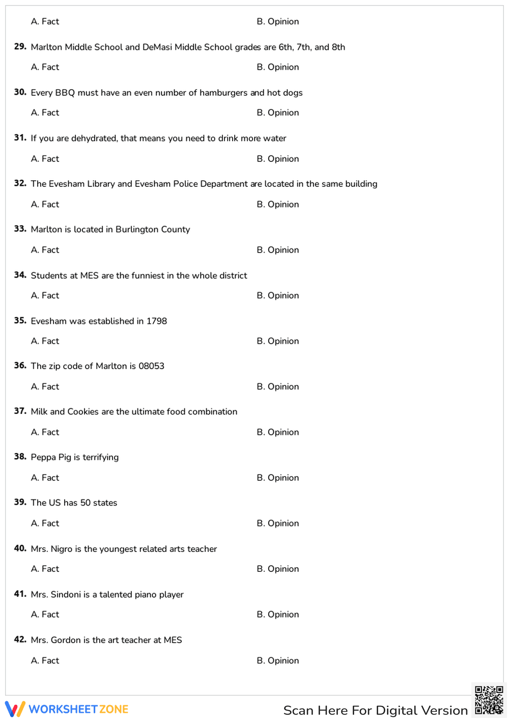 Fact vs Opinion - Page 3