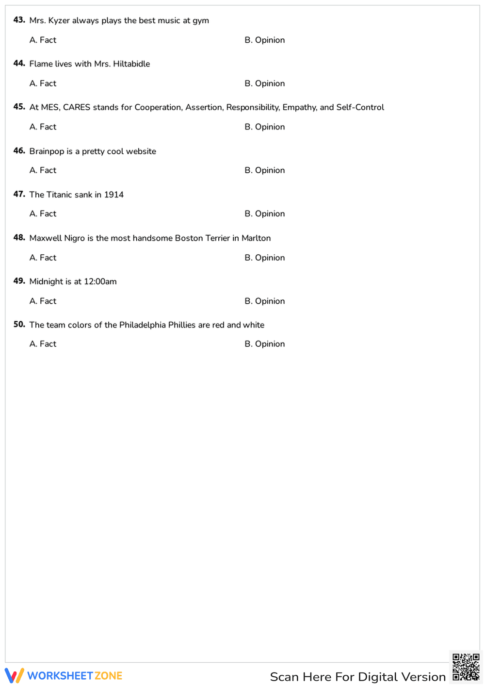 Fact vs Opinion - Page 4