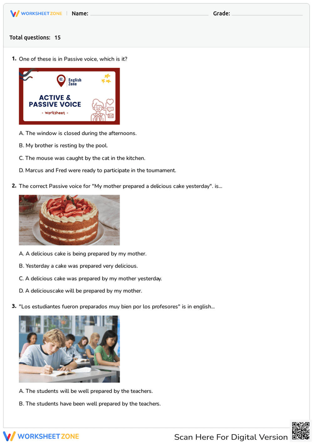 Transforming Sentences to Passive Voice - Page 1