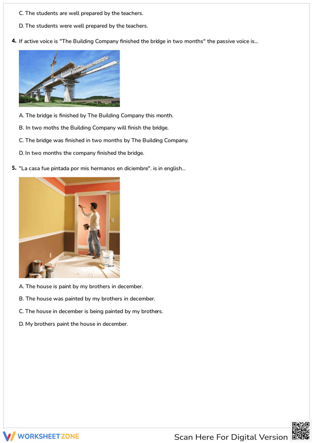 Transforming Sentences to Passive Voice - Page 2