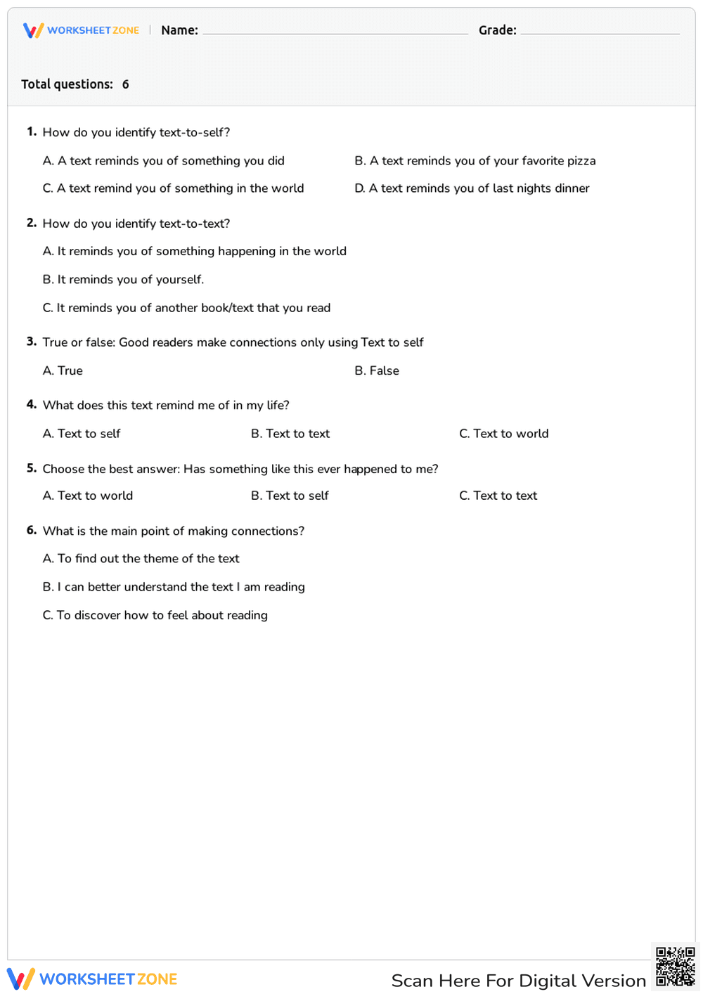 Making Connections - Page 1