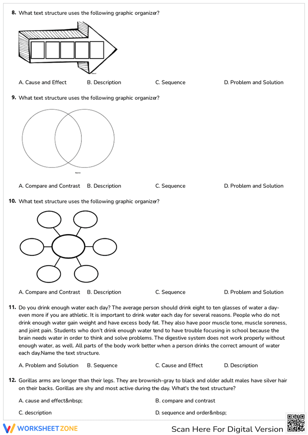 Text Structure Quiz: Identifying Organizational Patterns - Page 2