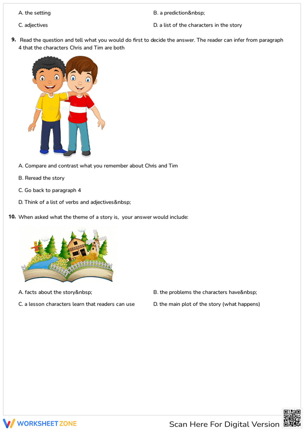 Reading Skills Quiz: Strategies for Comprehension - Page 4