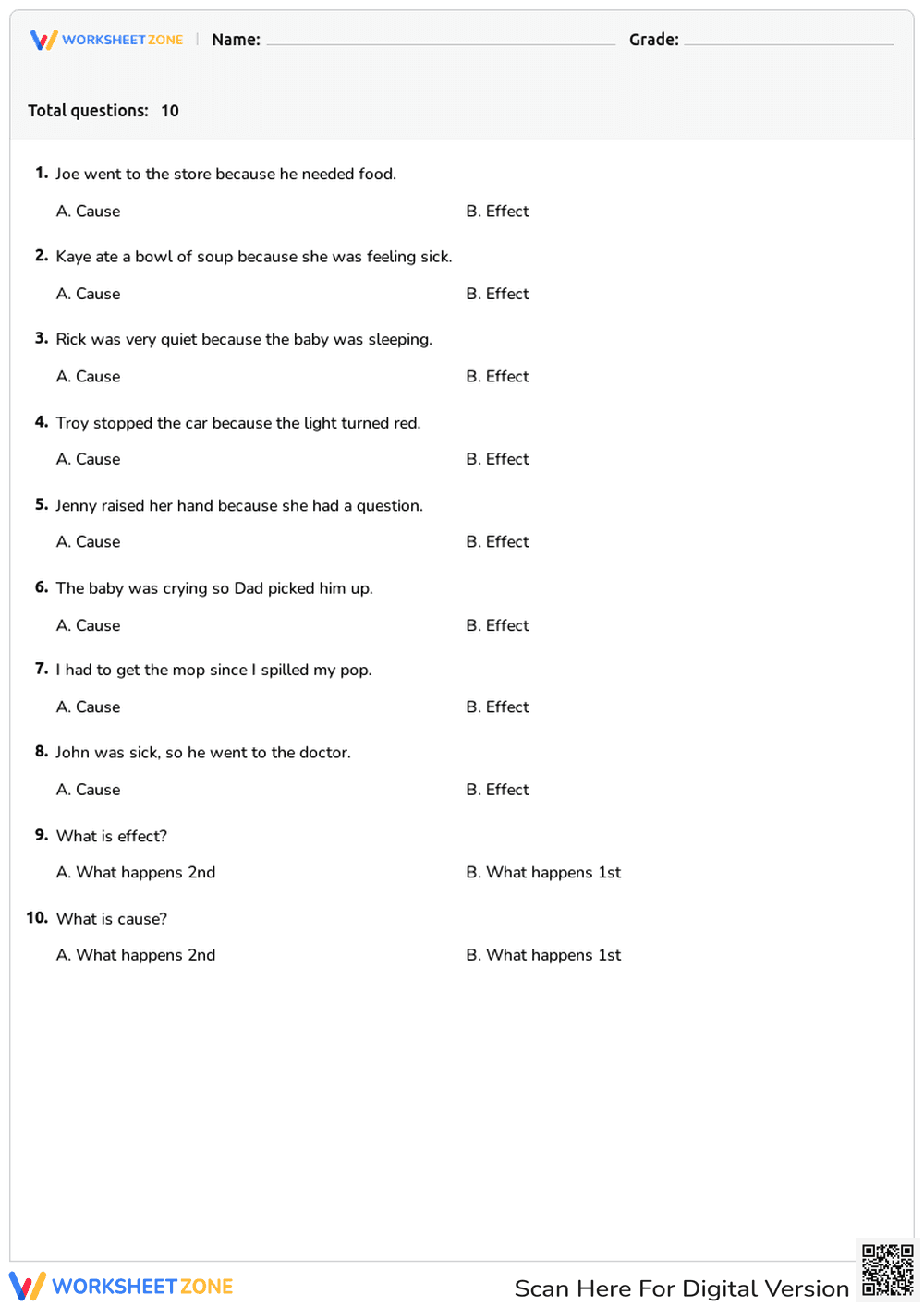 Cause and Effect - Page 1