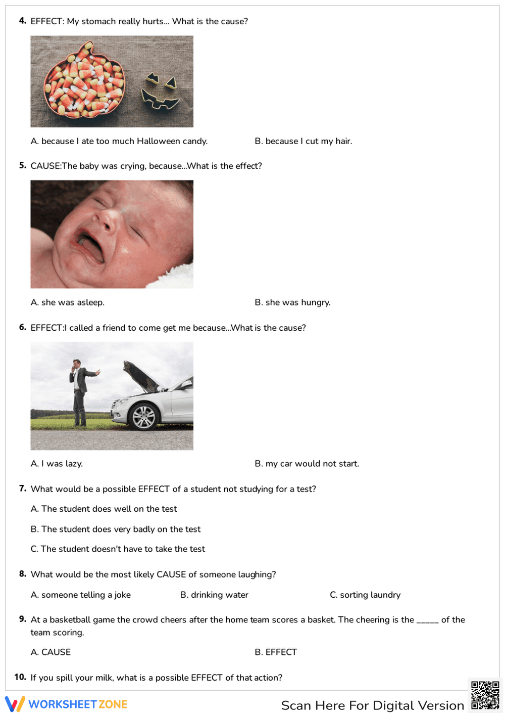 Cause and Effect Test - Page 2