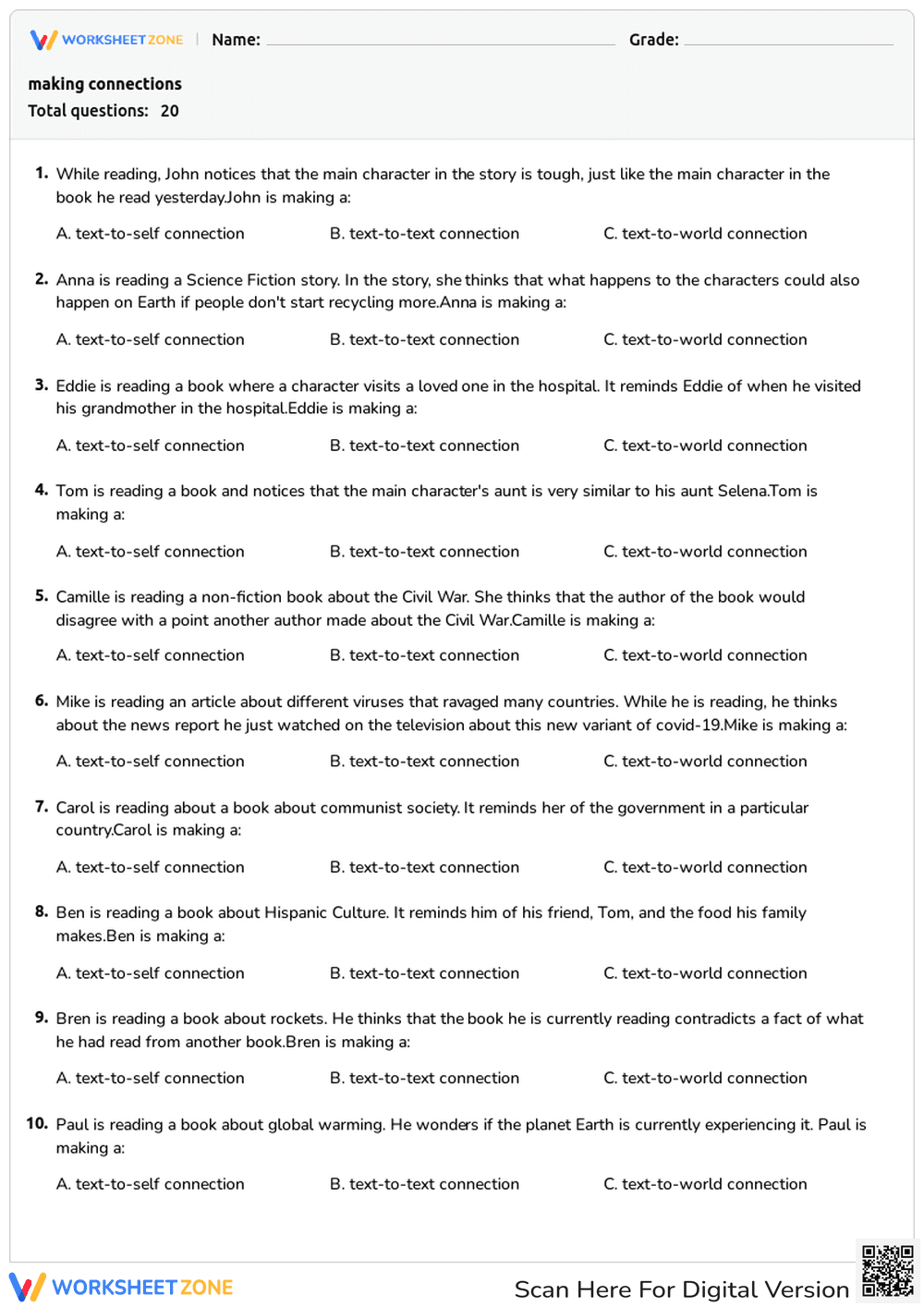 making connections - Page 1