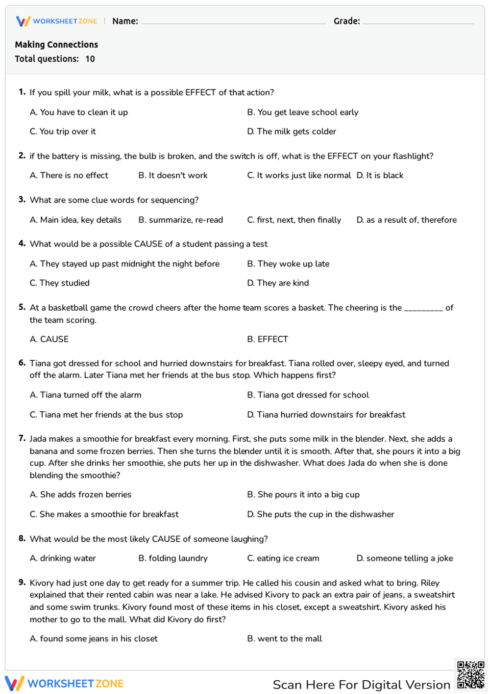 Making Connections - Page 1