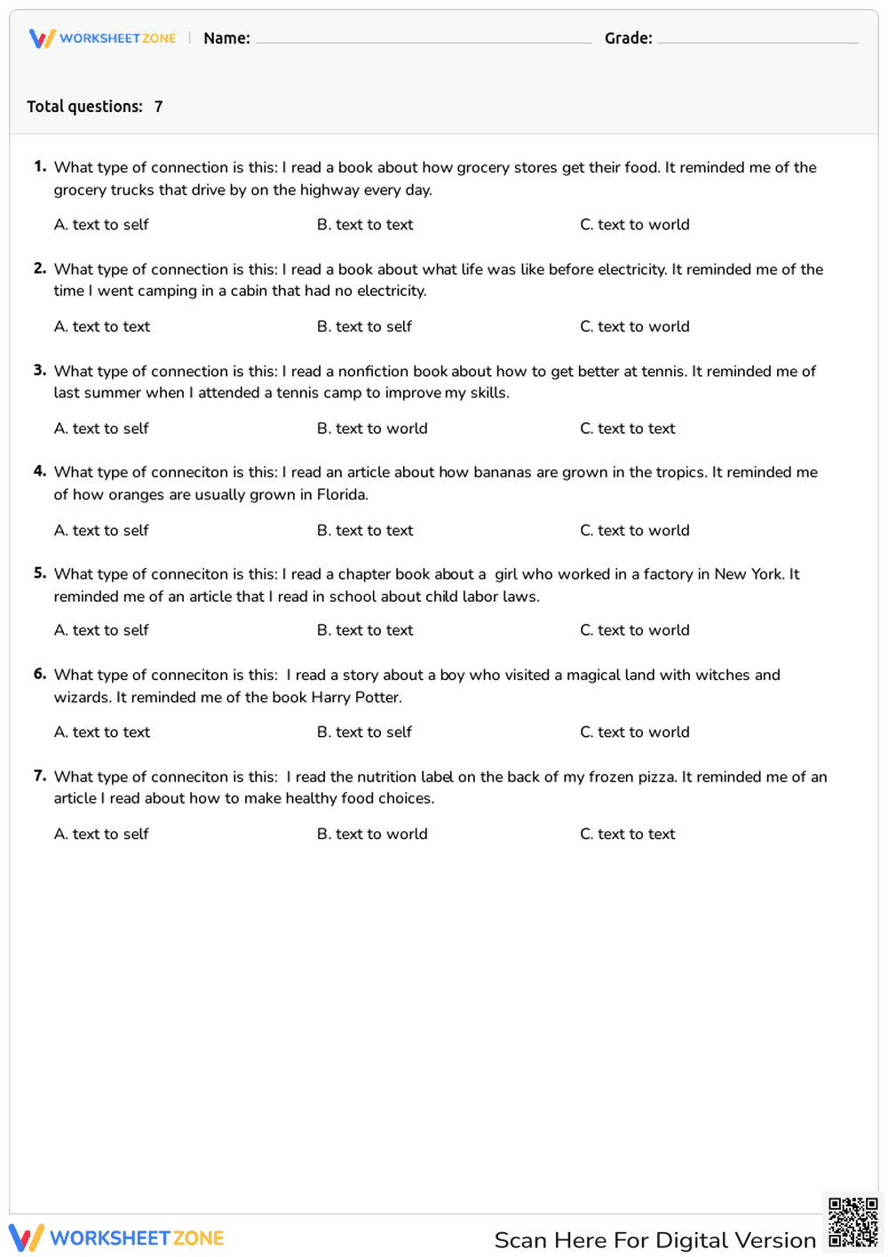 Making Connections - Page 1