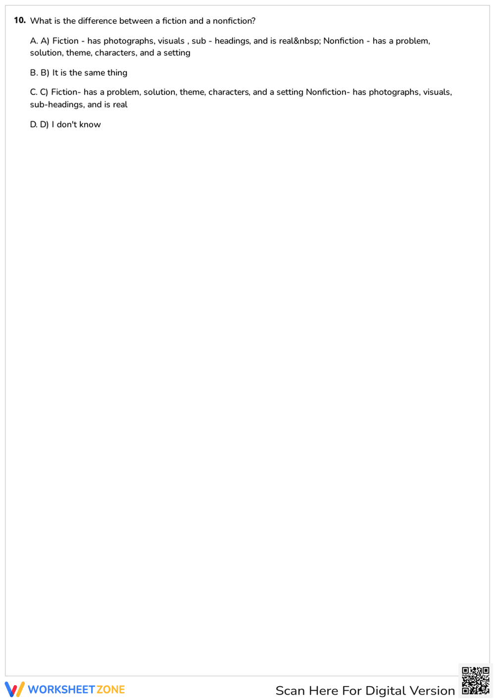 Reading Quiz: Analyze Fables, Main Ideas and More. - Page 2