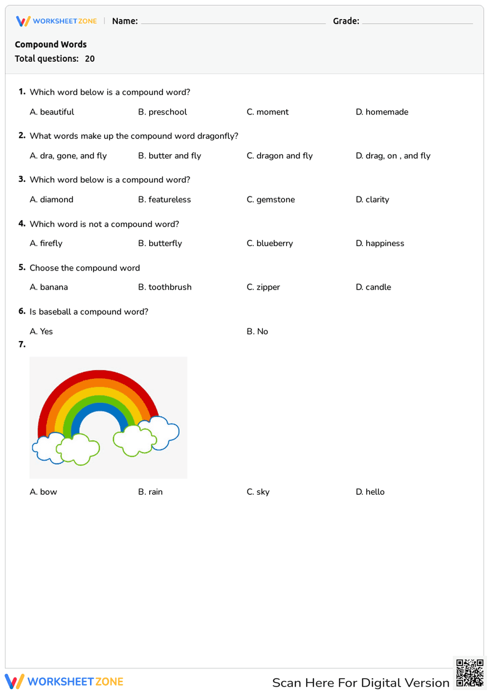 Compound Words - Page 1