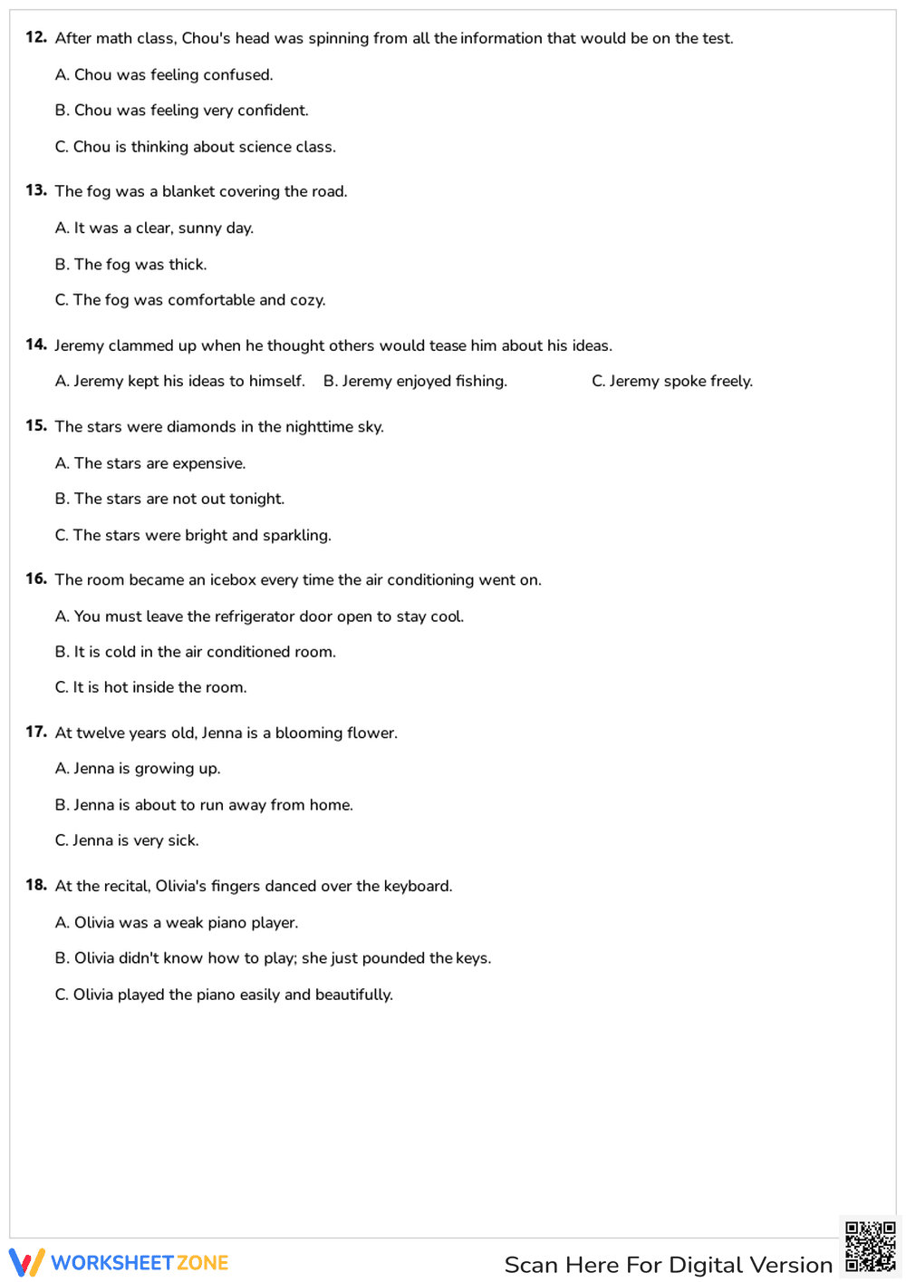 Figurative Language Challenge - Page 2