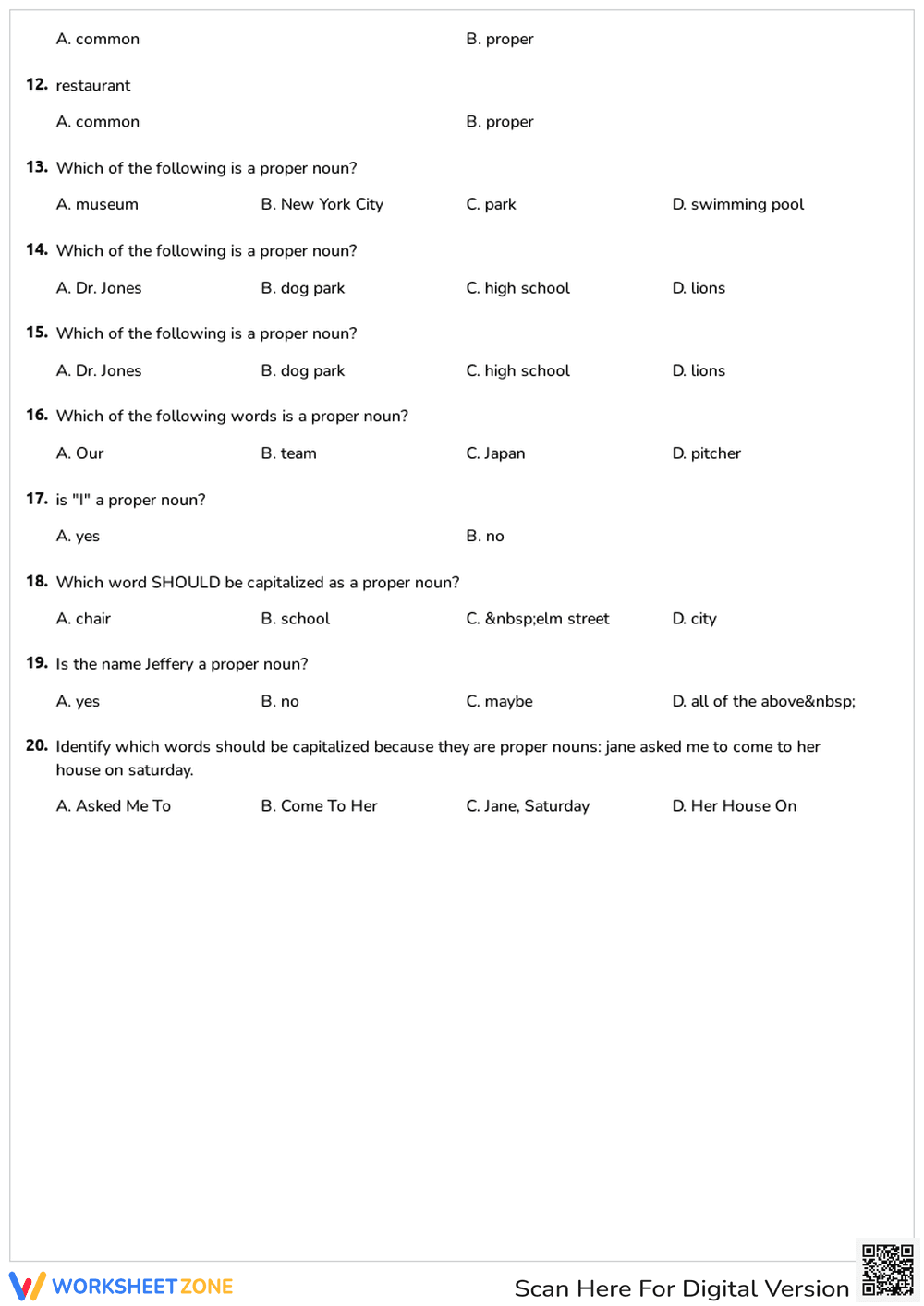 Proper Nouns - Page 2