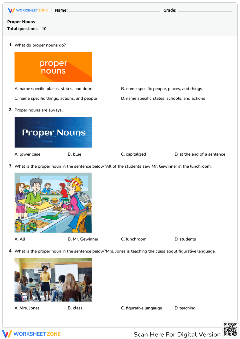 Proper Nouns - Page 1