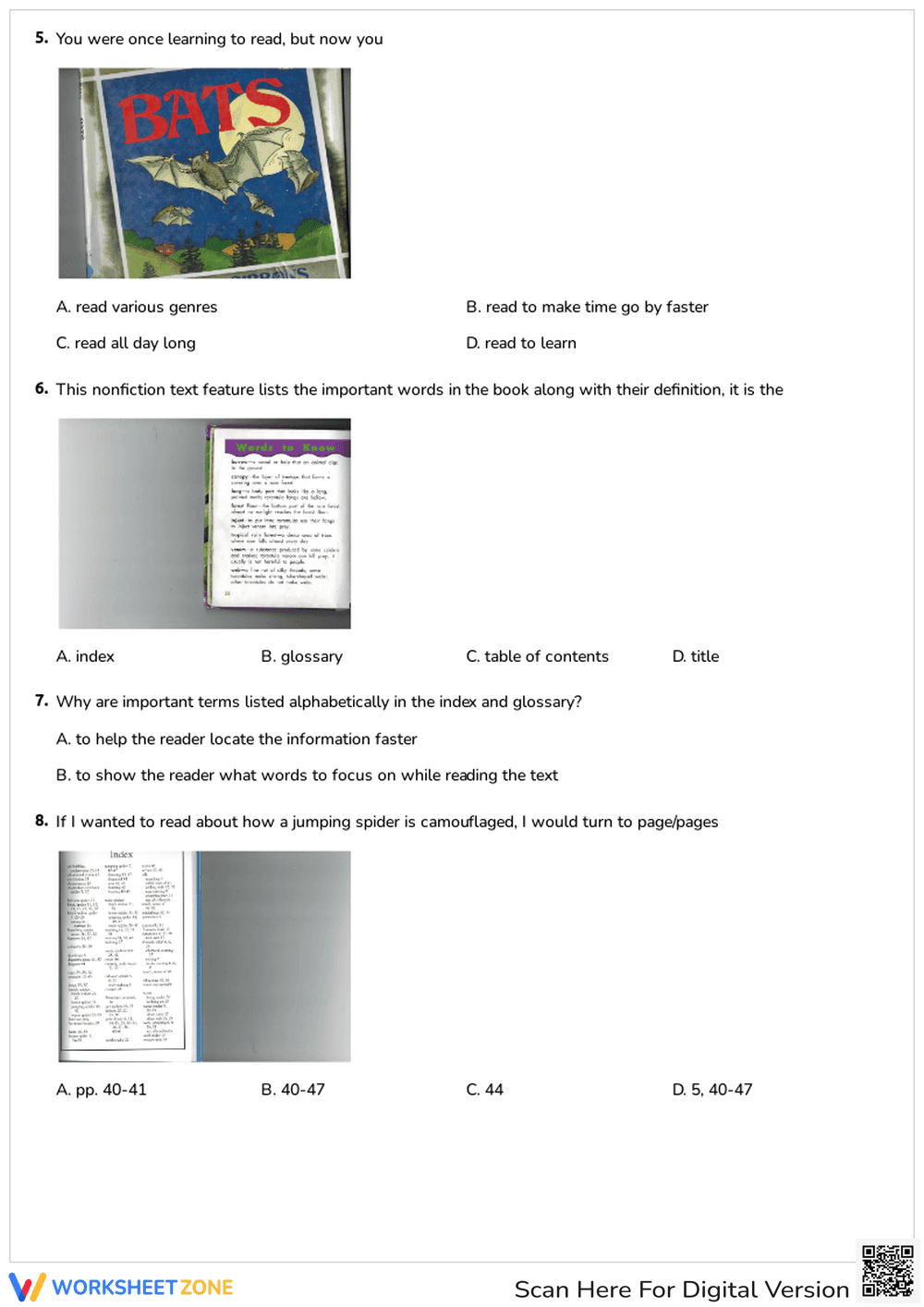 Nonfiction Text Features - Page 2