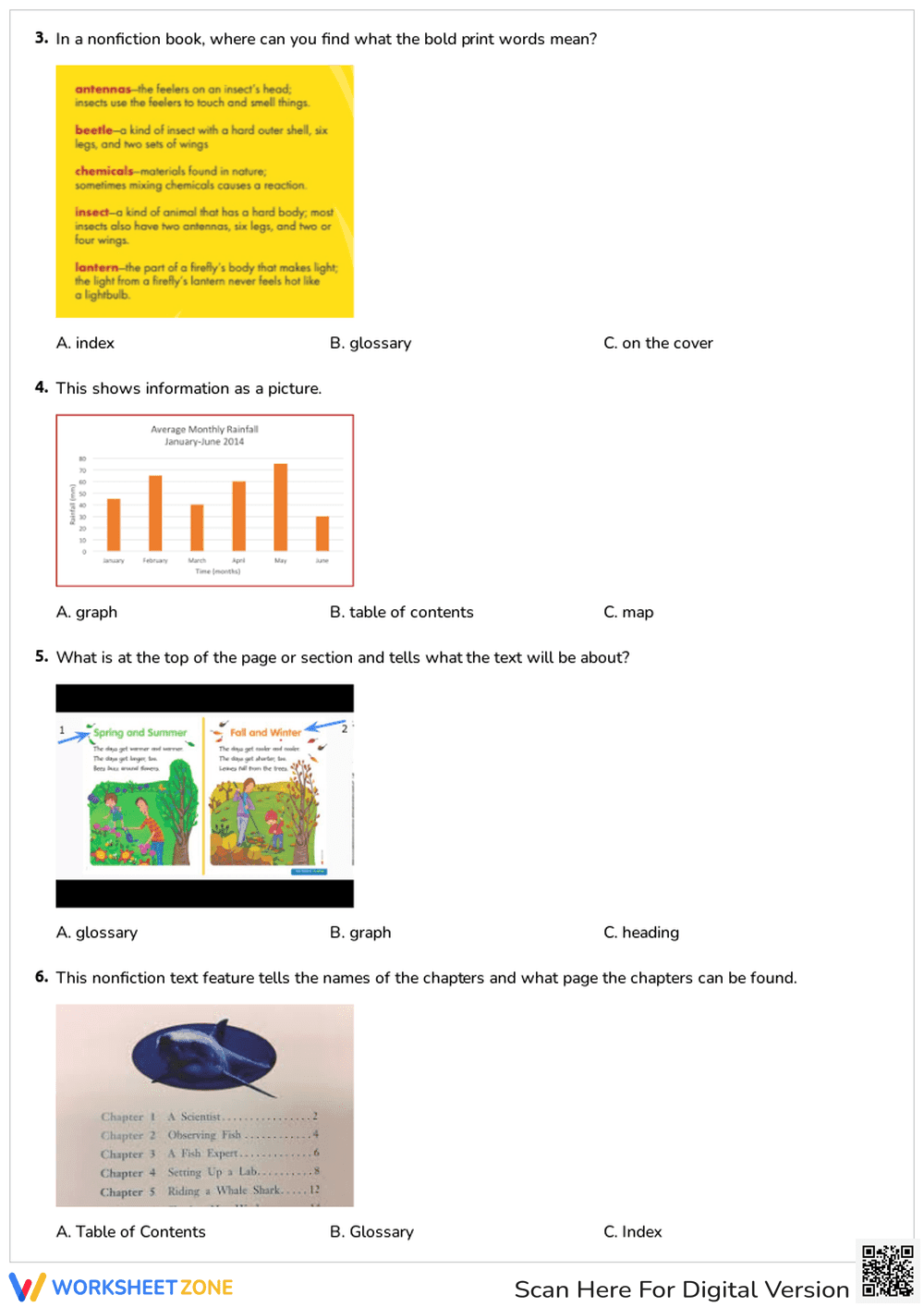 Nonfiction Text Features - Page 2