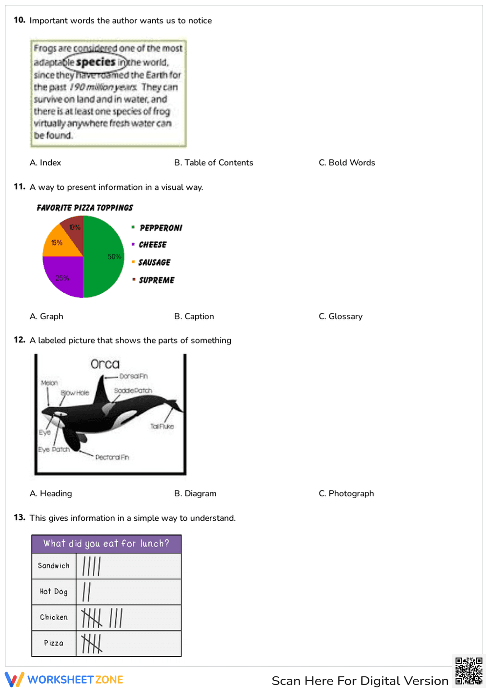 Nonfiction Text Features - Page 4