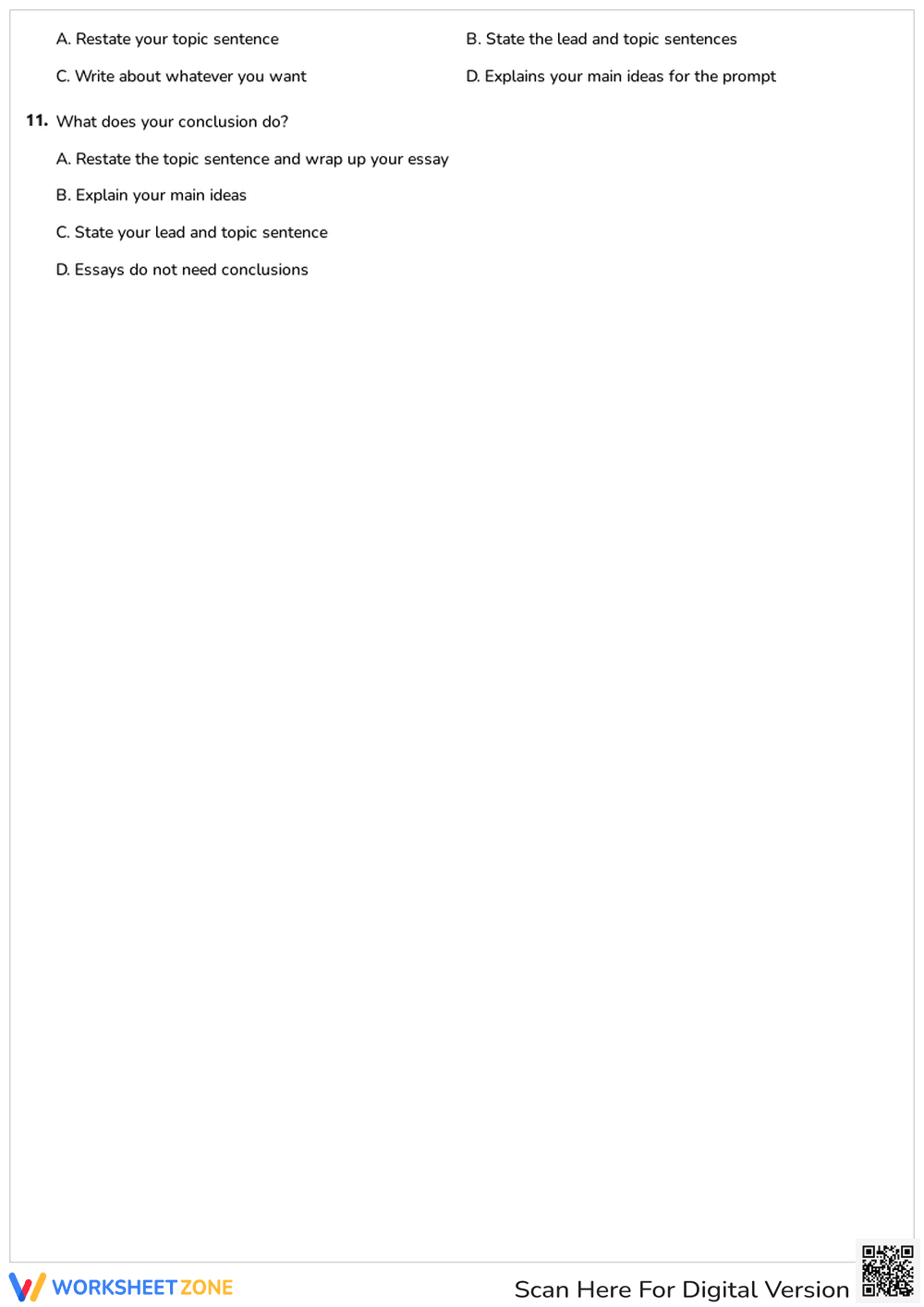 Revising/Editing/Writing Practice - Page 3