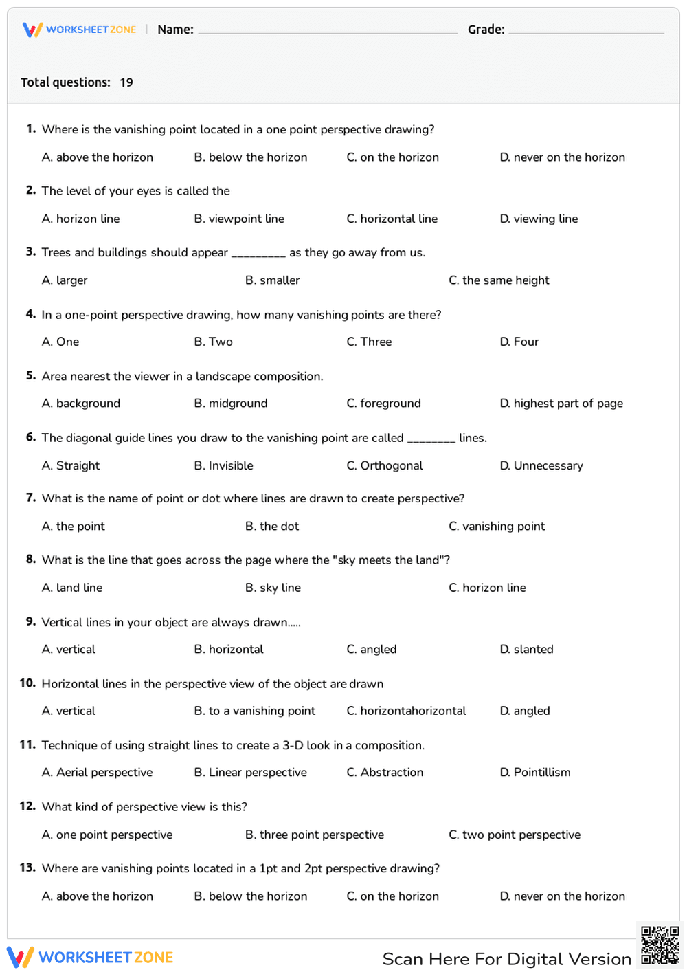 Linear Perspective - Page 1
