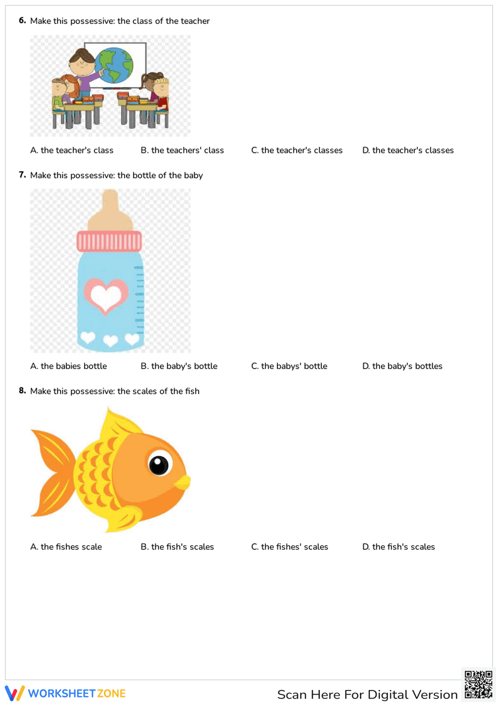 Singular Possessives - Page 4