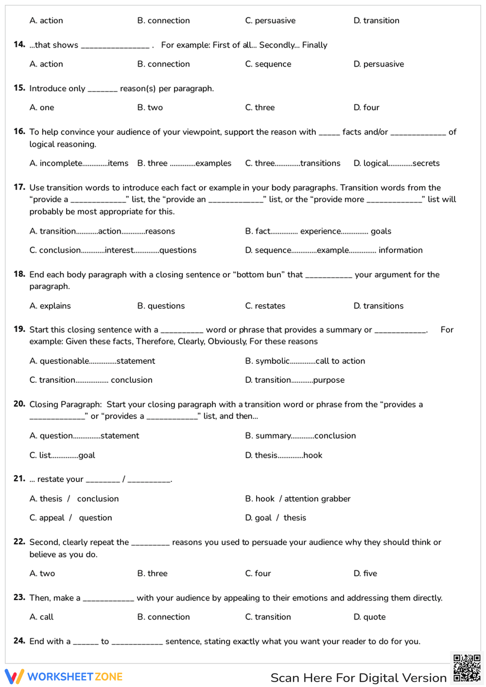 Persuasive Writing - Page 2