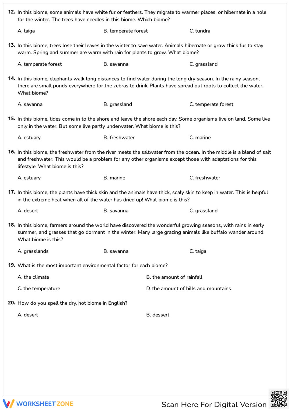Biomes Test Review - Page 2