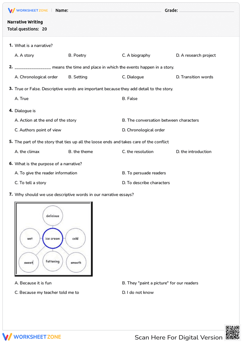 Narrative Writing - Page 1