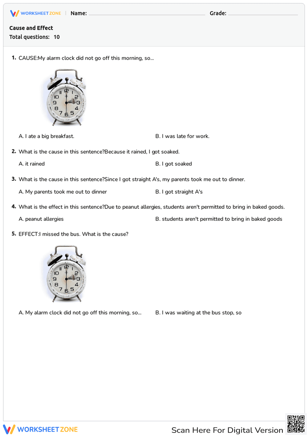Cause and Effect - Page 1
