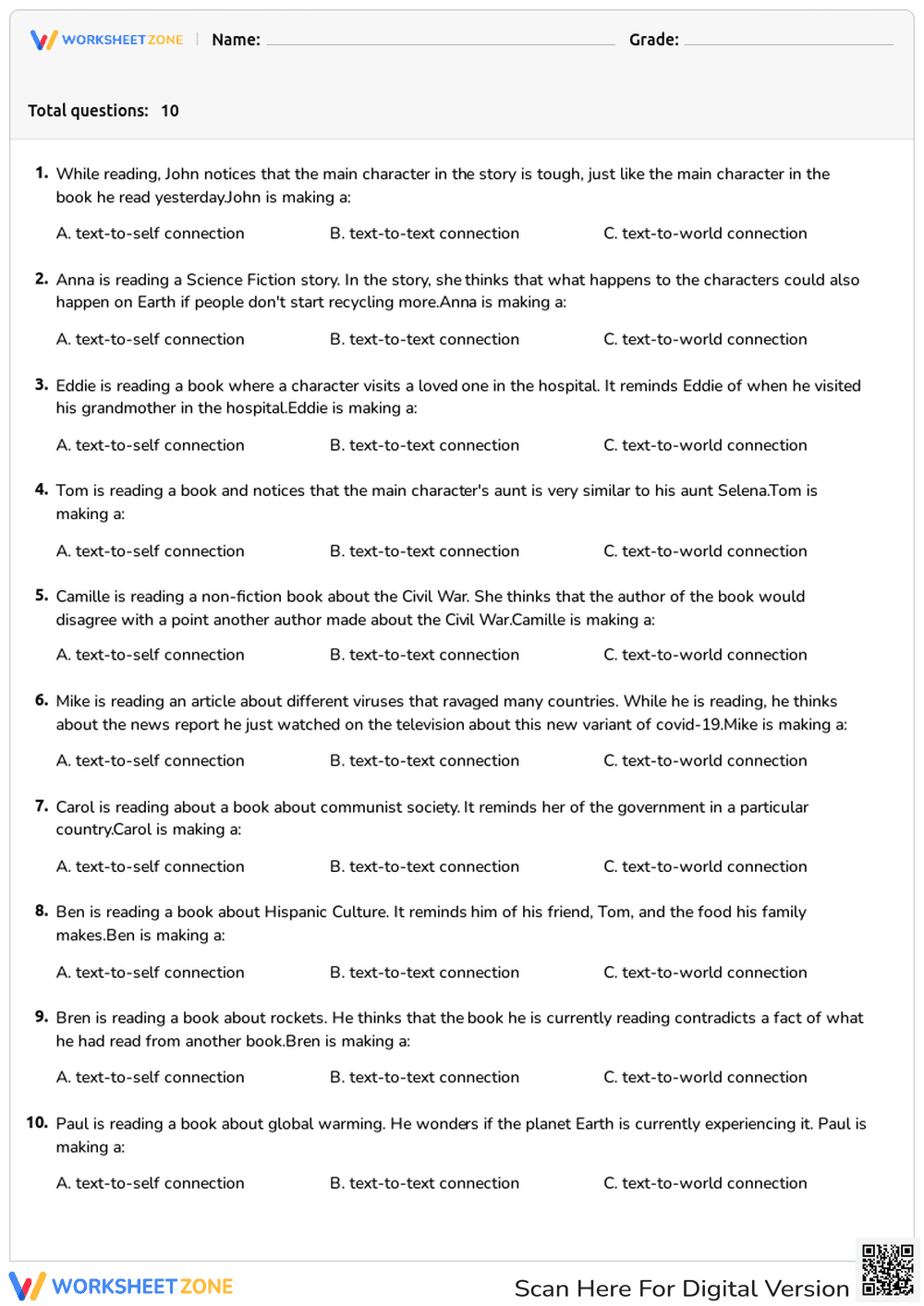 Making Connections - Page 1