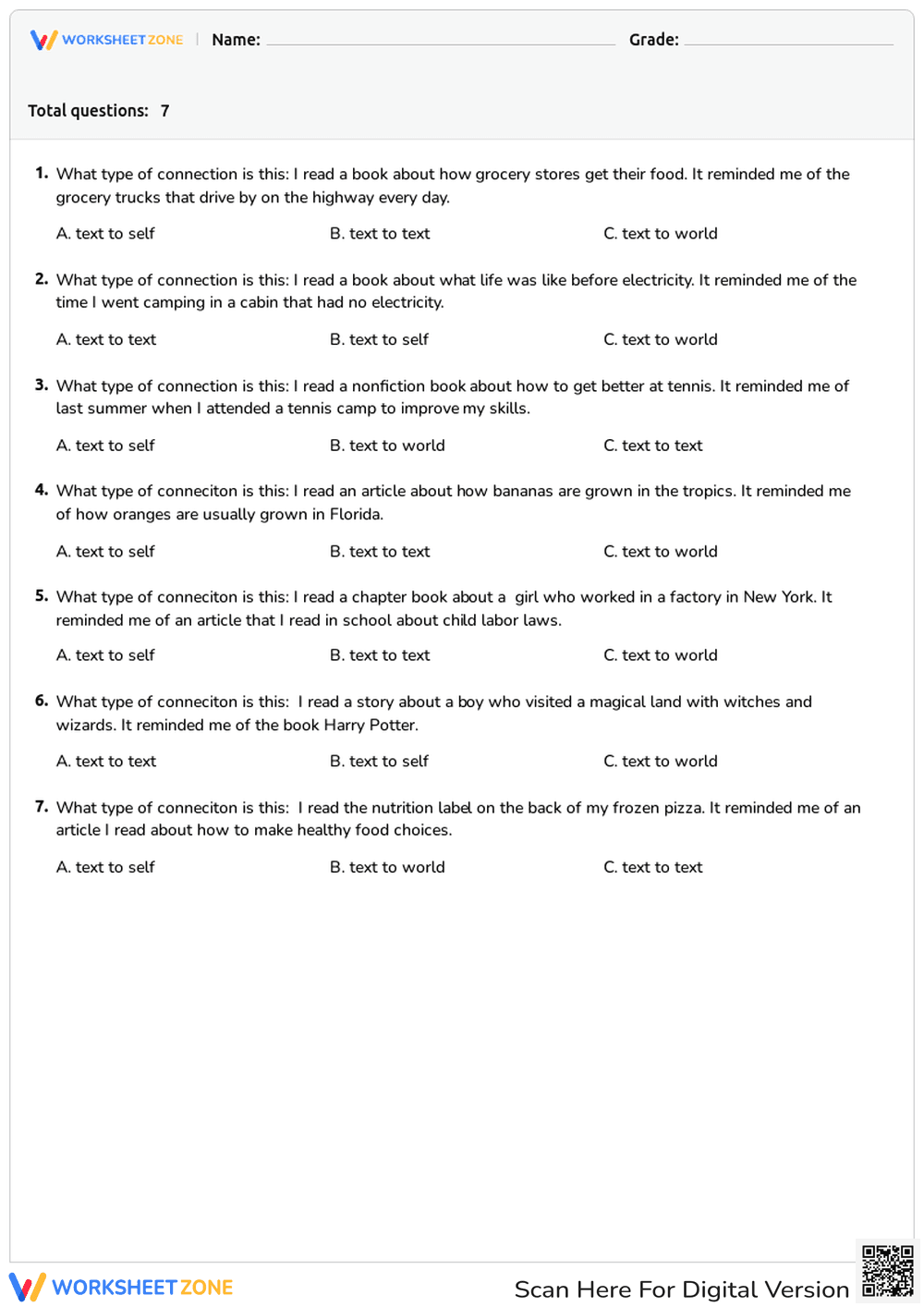 Making Connections - Page 1