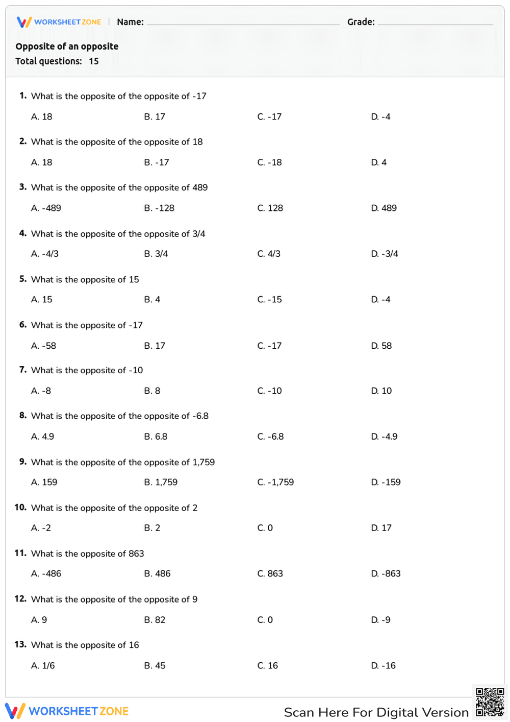 Opposite of an opposite - Page 1