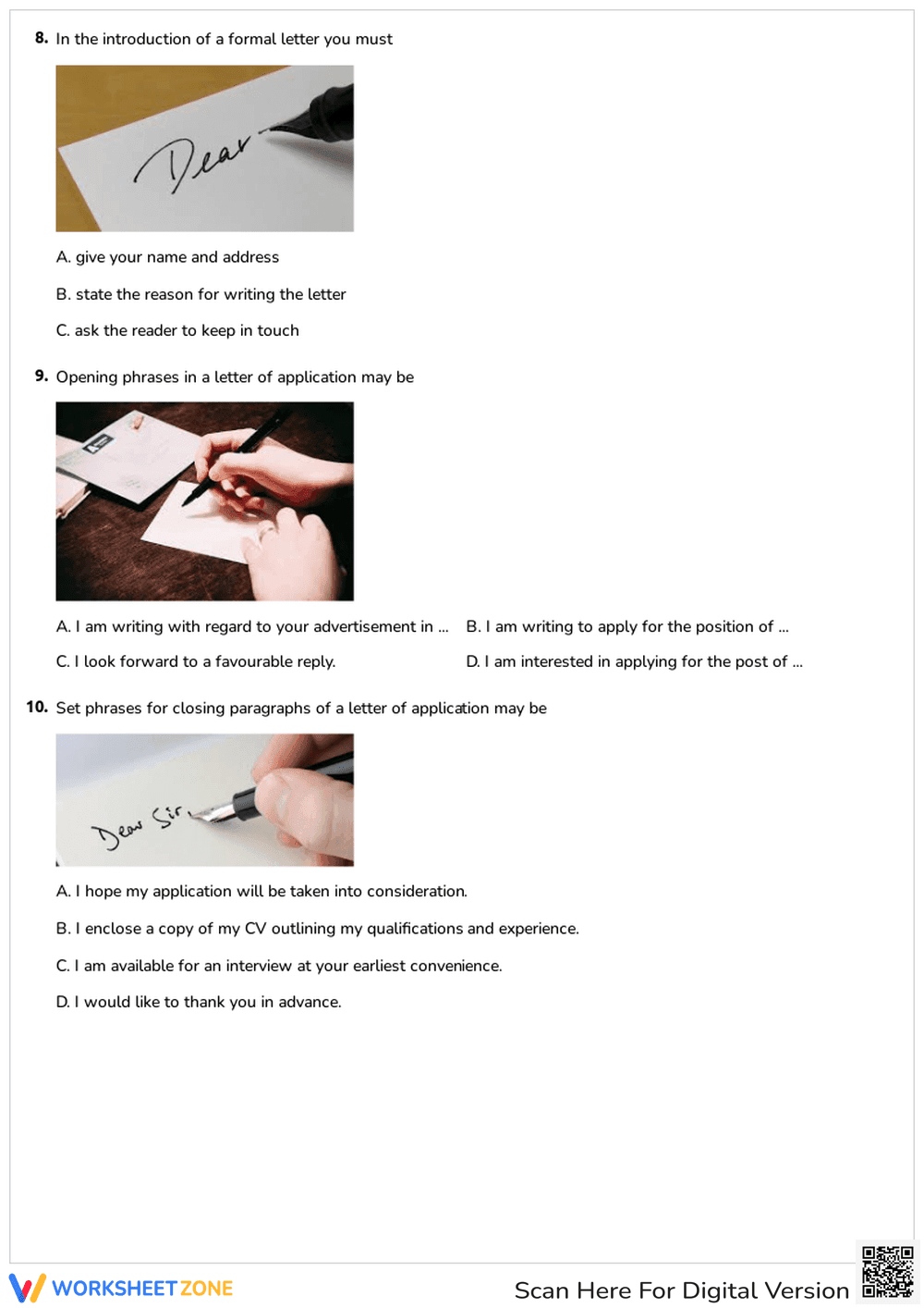 Writing letters - Page 2