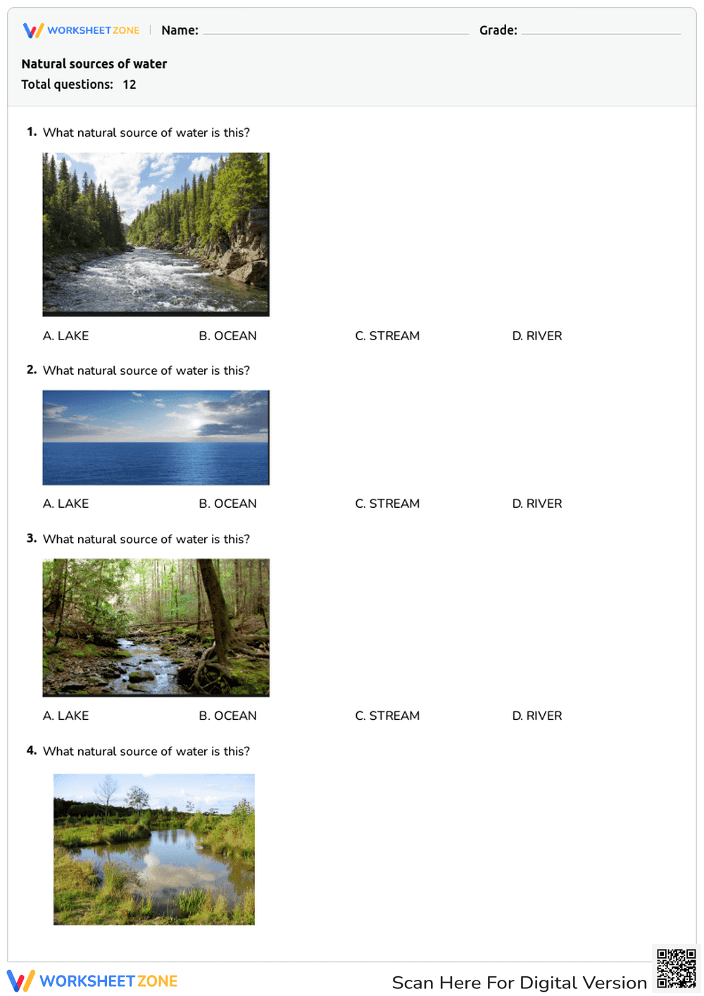 Natural sources of water - Page 1