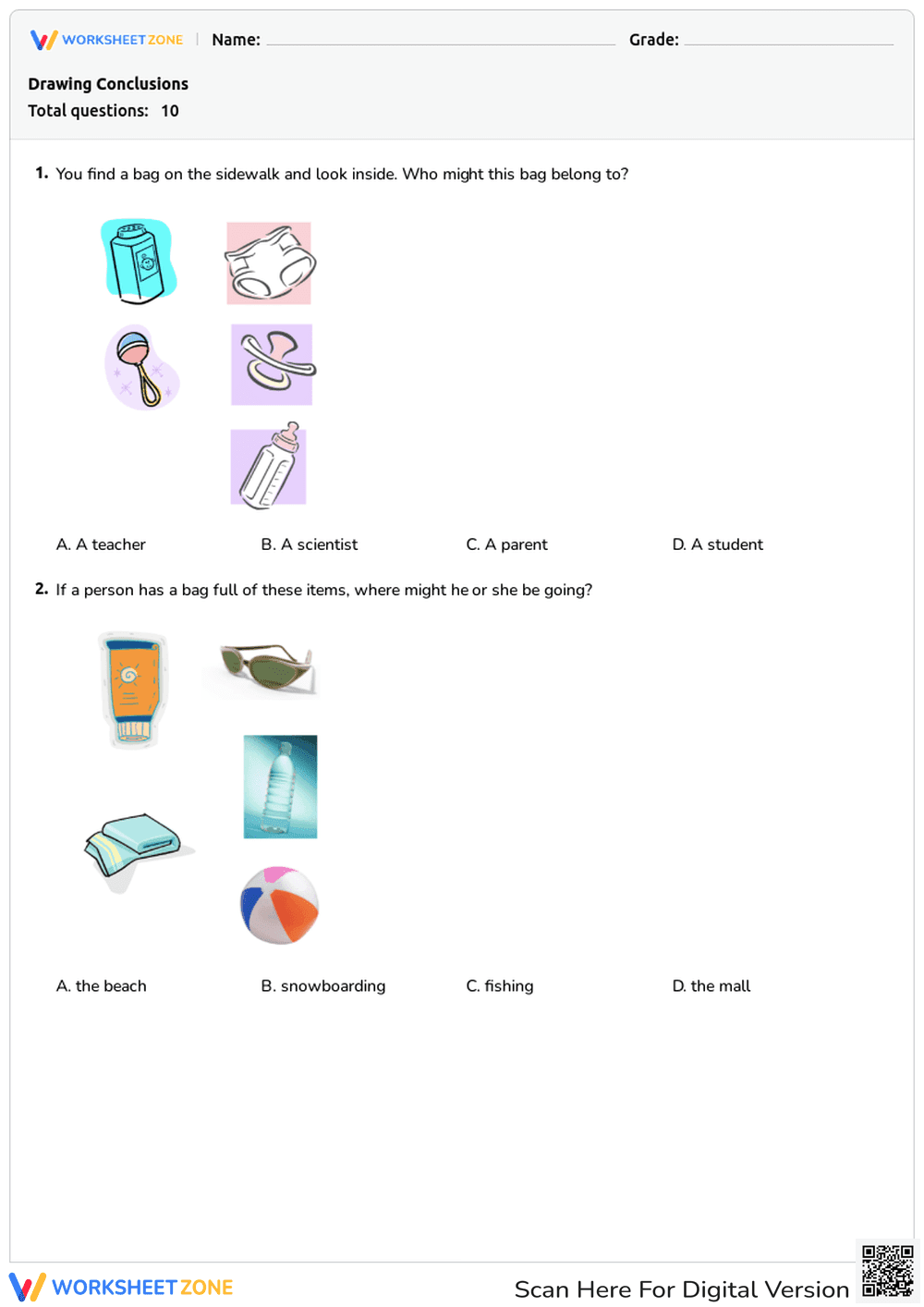 Drawing Conclusions - Page 1