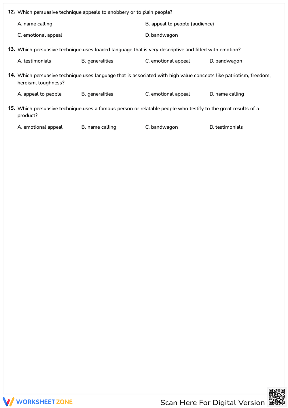 Understanding Persuasive Writing Techniques - Page 2